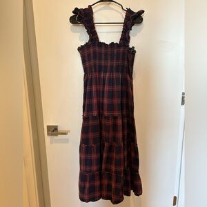 Navy and Red Hill House Dress -Size Large